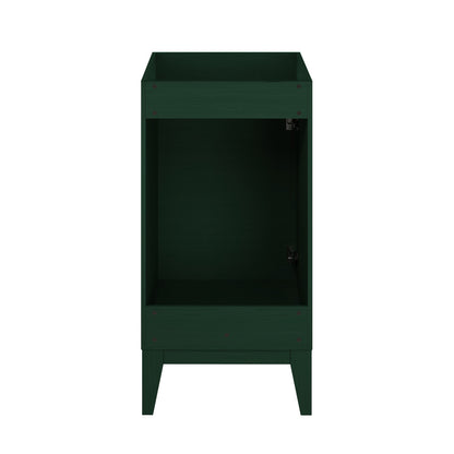 Cascade 18" Freestanding Bathroom Vanity Cabinet without Top in Green Oak