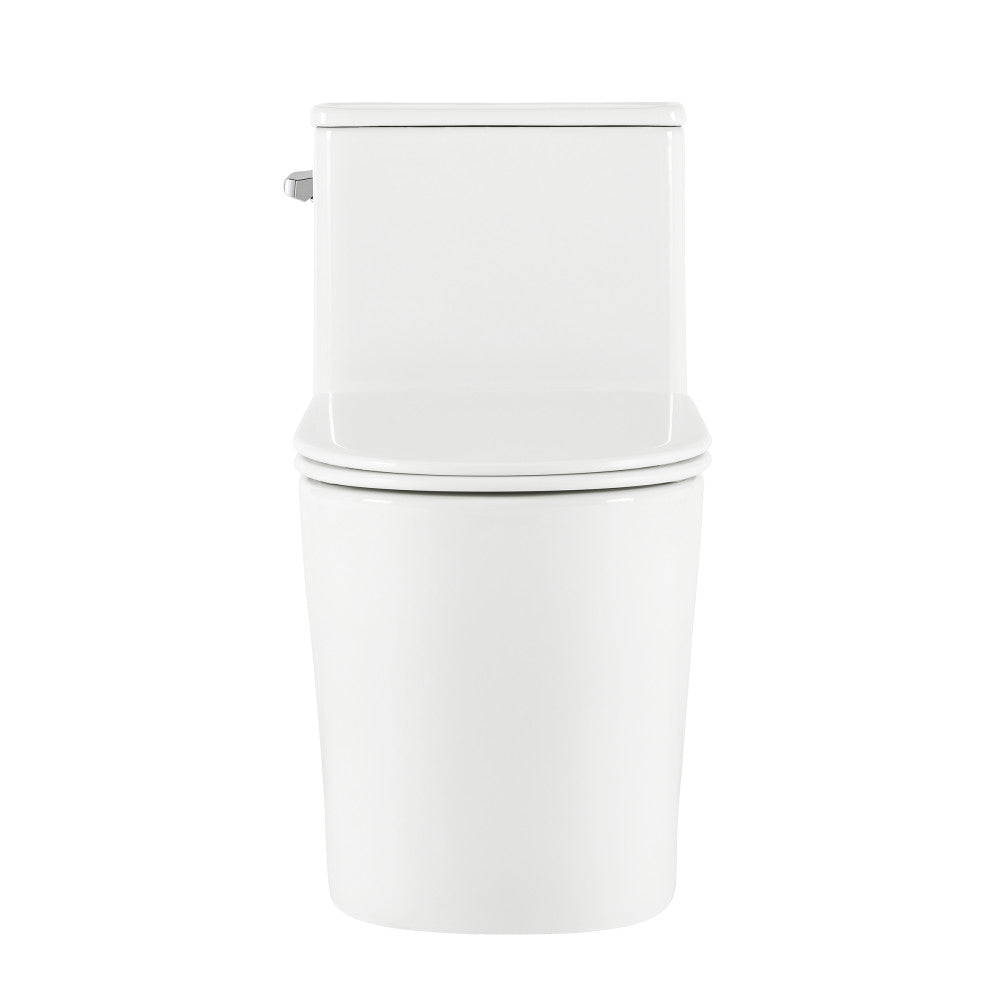 Liberte One-Piece 12" Rough-in 1.28 GPF Left-Hand Flush Elongated ADA Toilet in Glossy White