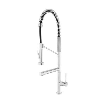 Novuet Single Handle, Pull-Down Kitchen Faucet with Pot Filler in Chrome