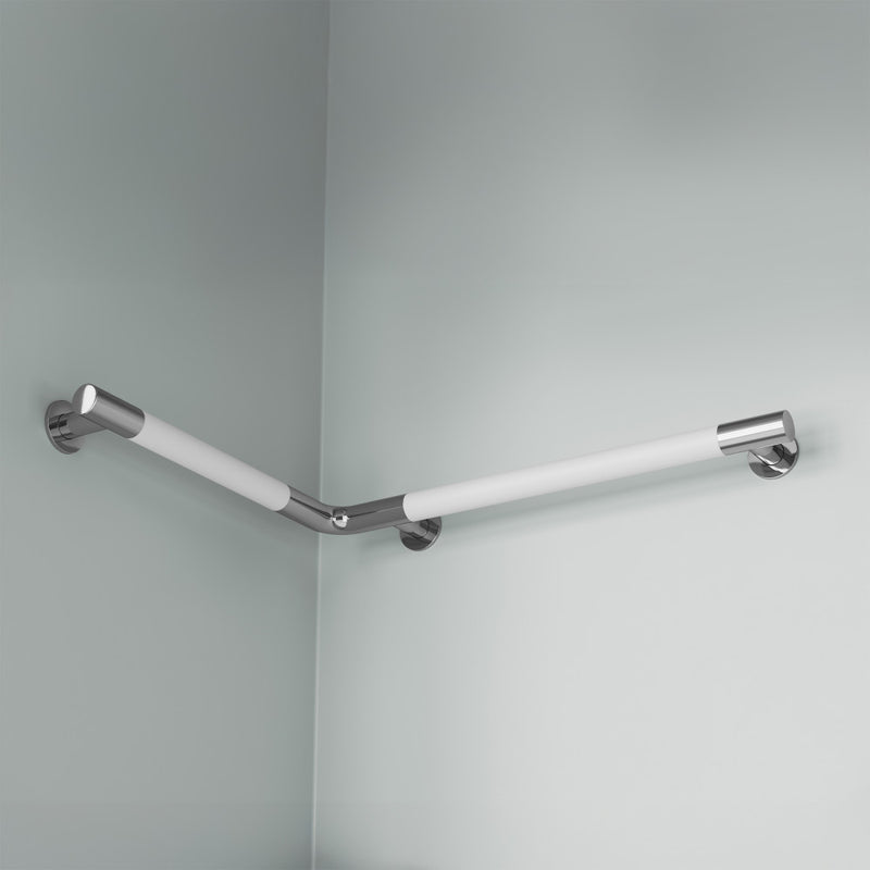 Auvergne 29" x 22" Right Angle Grab Bar in Matte White