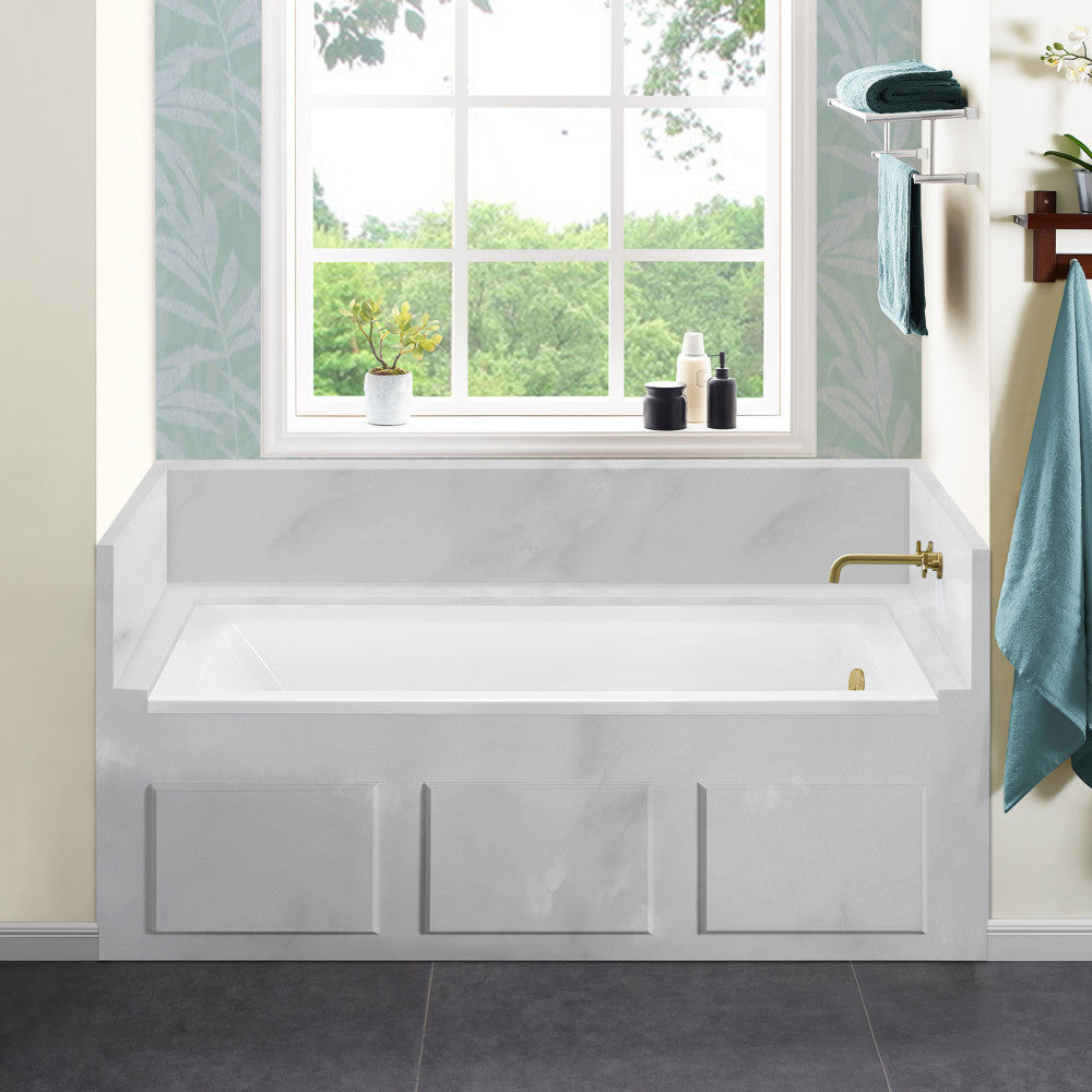 Voltaire 60" x 30" Right-Hand Drain Alcove Bathtub (15 - Pack)