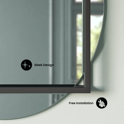 Pierre 35.5" Vanity Mirror in Matte Black