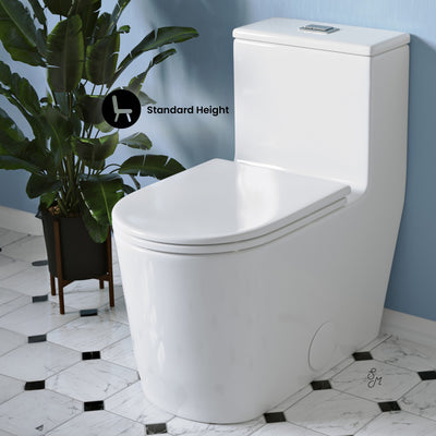 Liberte One-Piece Elongated Toilet Dual-Flush 1.1/1.6 gpf