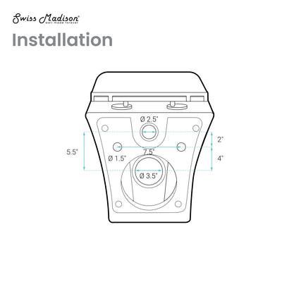 Carre Wall-Hung Toilet Bundle 0.8/1.6 GPF Dual Flush in Glossy White with White Flush Plate