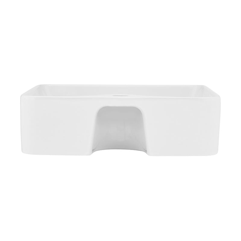 Rennes 19" Vessel Sink in Glossy White