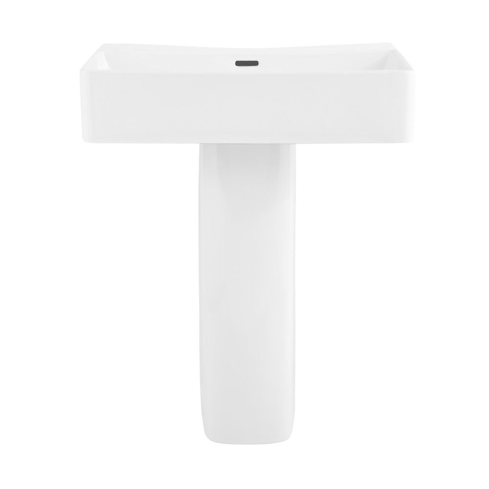 Concorde Square Two-Piece Pedestal Sink