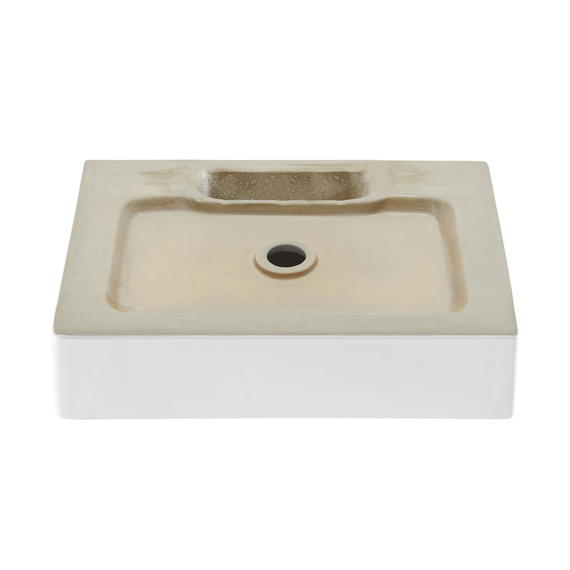 Claire 20 Rectangle Ceramic Vessel Sink