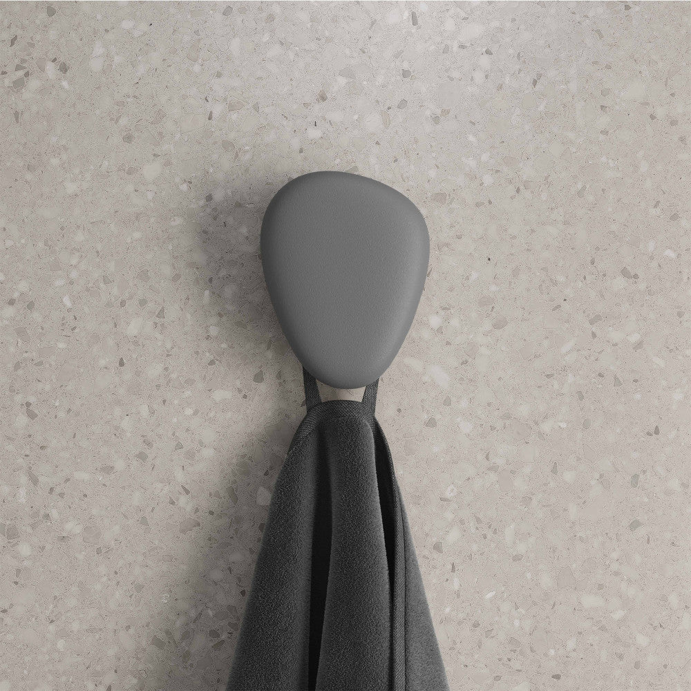 Plaisir Concrete Bathroom Robe Hook in Gray
