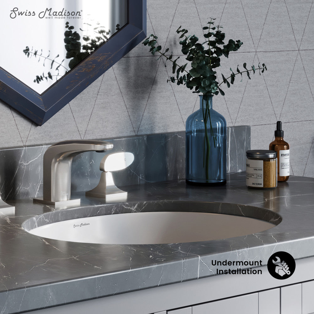 Plaisir 16.5 Oval Under-Mount Bathroom Sink