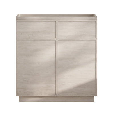 St. Tropez 36" Freestanding Bathroom Vanity Cabinet without Top in White Oak