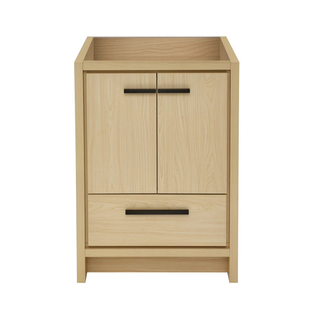 Virage 24 Freestanding, Bathroom Vanity in Natural Oak Cabinet Only