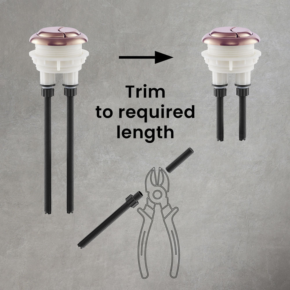 Toilet Hardware, Rose Gold (SM-2T120HB)