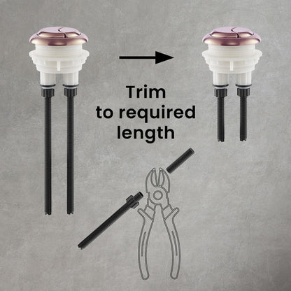 Toilet Hardware, Rose Gold (SM-2T120HB)