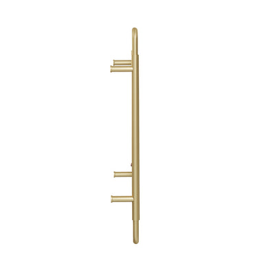 Ivy 8-Bar Electric Towel Warmer in Brushed Gold