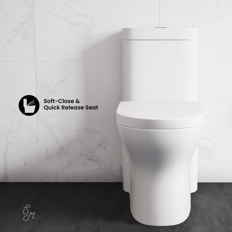 Monaco One-Piece Elongated Toilet Dual Flush 1.1/1.6 gpf with 10" Rough in