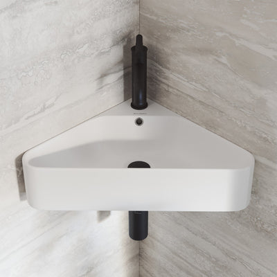 St Tropez Corner Wall Hung Sink