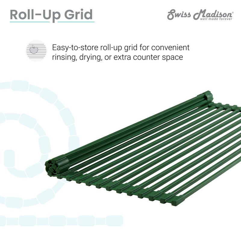 20 x 12 " Kitchen Sink Grid, Green