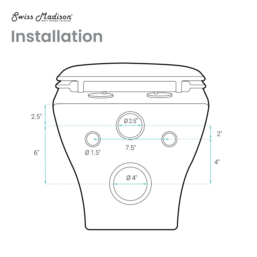 Ivy II Wall-Hung Elongated Toilet Bowl