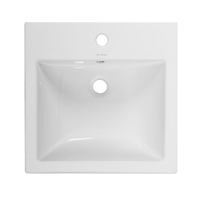 Voltaire 18 Square Ceramic Wall Mount Sink