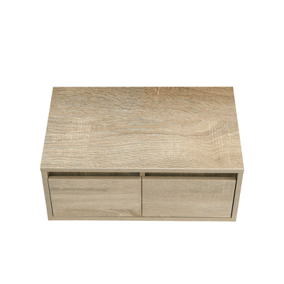 Avancer 24" Wall-Mounted Bathroom Vanity Cabinet without Top in Weathered Oak