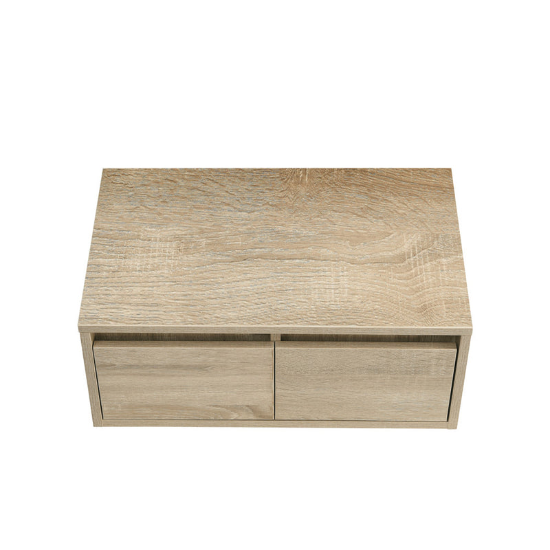 Avancer 24" Wall-Mounted Bathroom Vanity Cabinet without Top in Weathered Oak