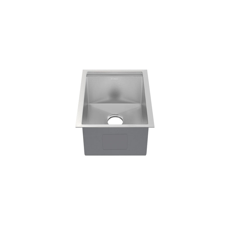 Rivage 15 x 19 Single Basin Undermount Kitchen Workstation Sink