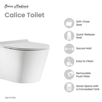 Calice Wall-Hung Round Toilet Bowl