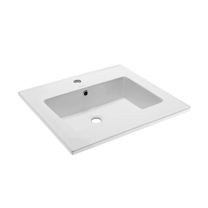 Voltaire 25 Vanity Top Sink with Single Faucet Hole