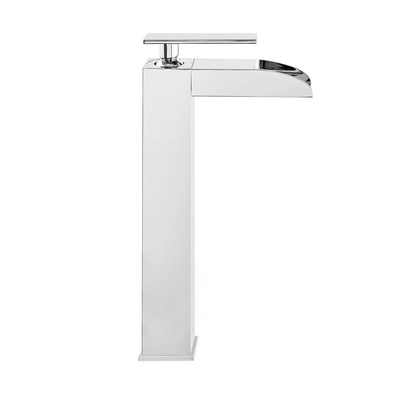 Concorde Single Hole, Single-Handle, High Arc Waterfall, Bathroom Faucet in Chrome