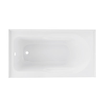 Ivy 48'' x 32" Bathtub with Apron Left Hand Drain in White