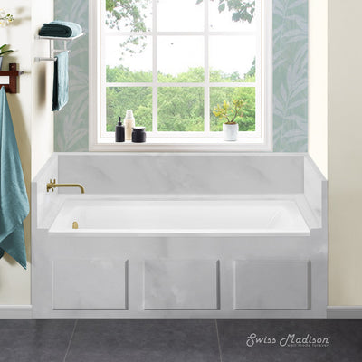 Voltaire 60" x 32" Left-Hand Drain Alcove Bathtub