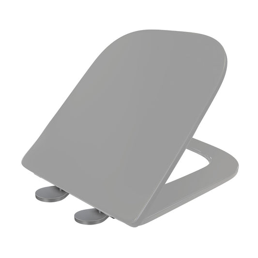 Quick Release Toilet Seat in Matte Gray (SM-1T106MG)