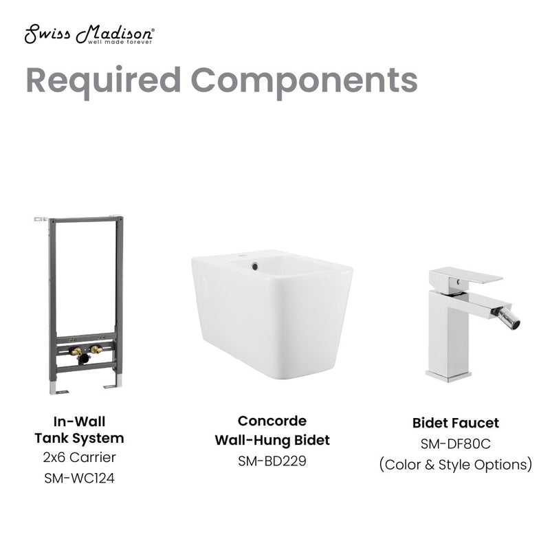 Concorde Wall-Hung Bidet