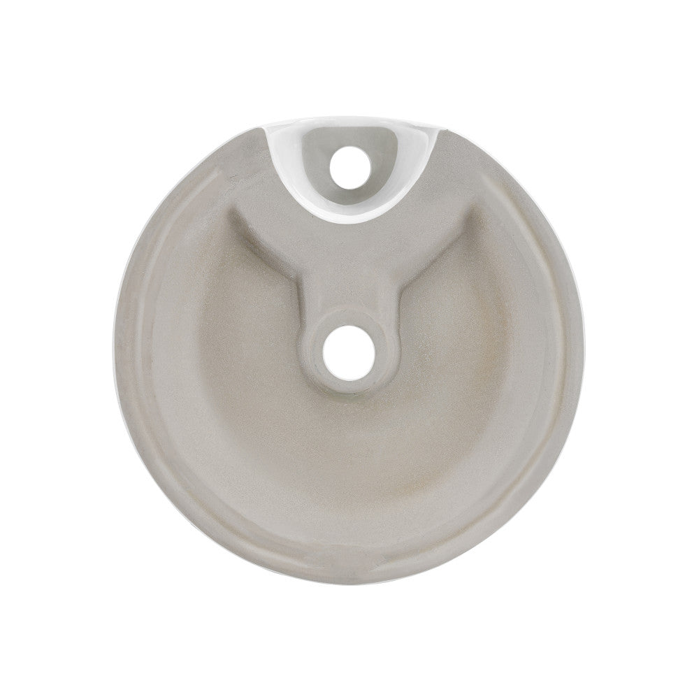 Monaco 15.75 Console Sink Glossy White Basin