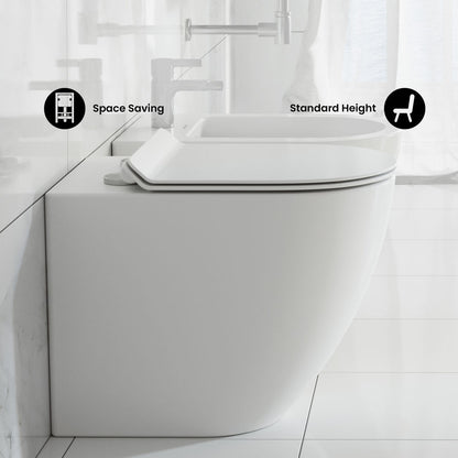 St. Tropez Back-to-Wall Elongated Toilet Bowl