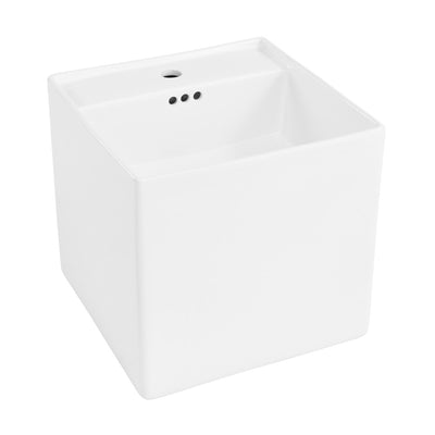 Pur 16.5" Square Wall-Mount Bathroom Sink