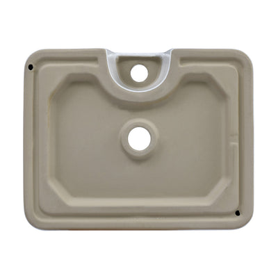 Rennes 19" Vessel Sink in Glossy White