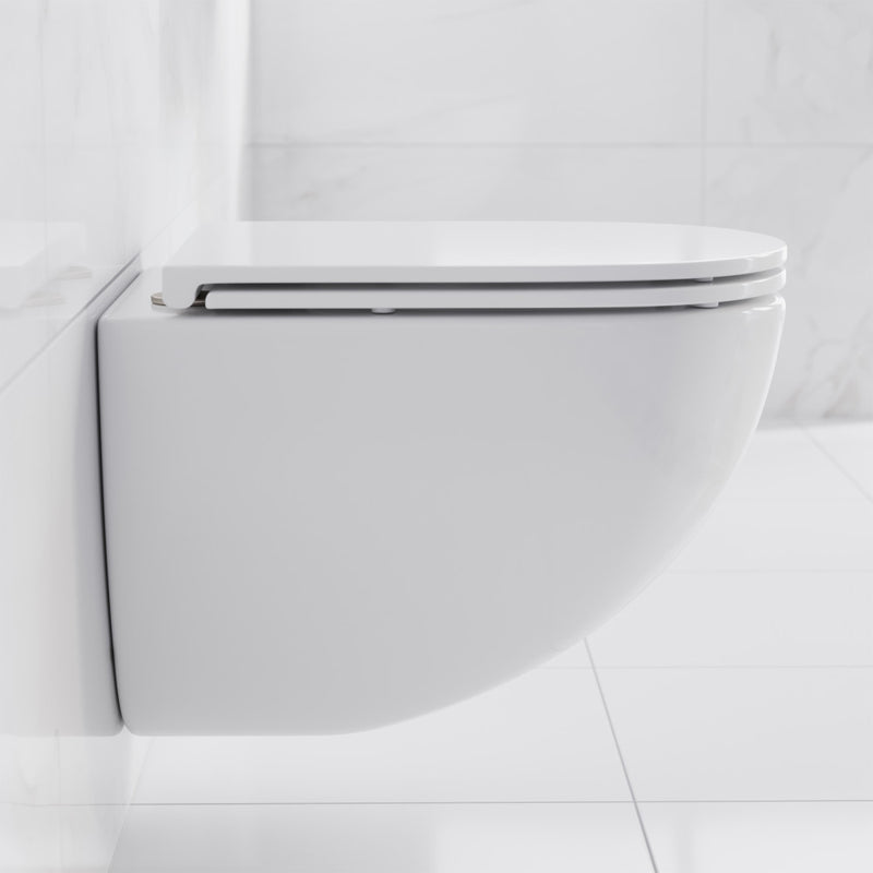 St. Tropez Wall-Hung Toilet Bowl Only in Matte White