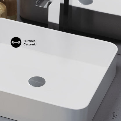 Concorde 15 Square Ceramic Vessel Sink