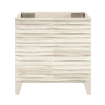 Cascade 30" Freestanding Bathroom Vanity Cabinet without Top in White Oak