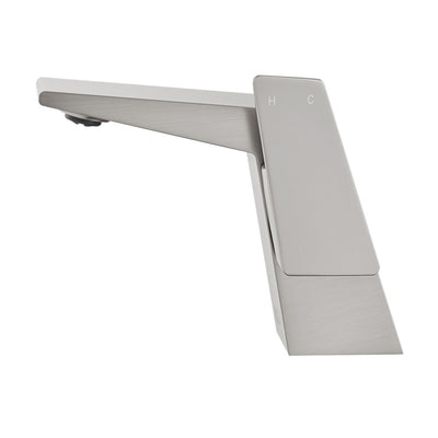 Carre Single Hole, Single-Handle, Bathroom Faucet in Brushed Nickel