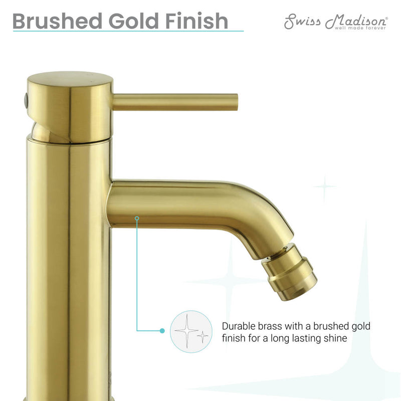 Ivy Bidet Faucet in Brushed Gold