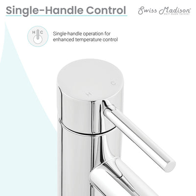 Ivy Single Hole, Single-Handle, Bathroom Faucet in Chrome