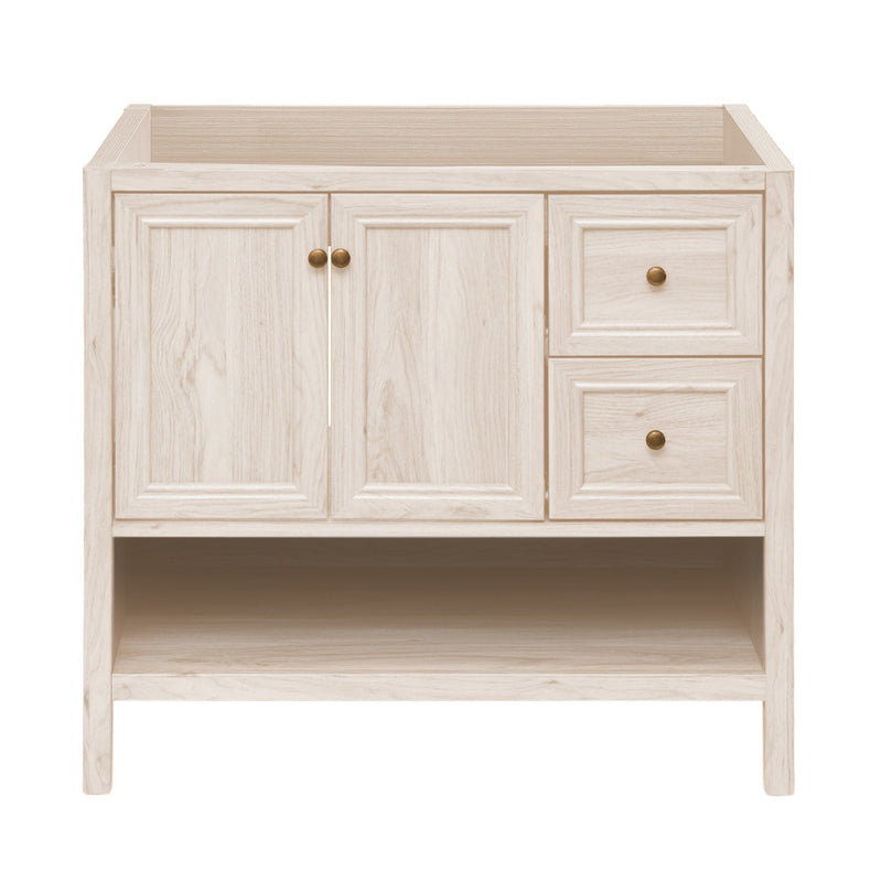 Chateau 36" Freestanding Bathroom Vanity Cabinet without Top in White Oak
