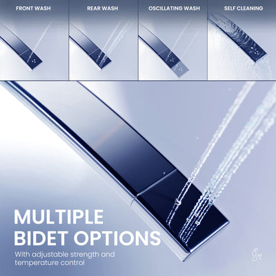 Concorde Smart One-Piece 1.28 GPF Single Top Flush Toilet in Glossy White