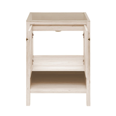 Château 24" Freestanding Bathroom Vanity Cabinet without Top in White Oak