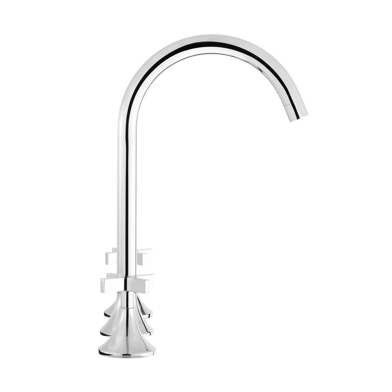 Daxton 8 in. Widespread, Cross Handle, Bathroom Faucet in Chrome