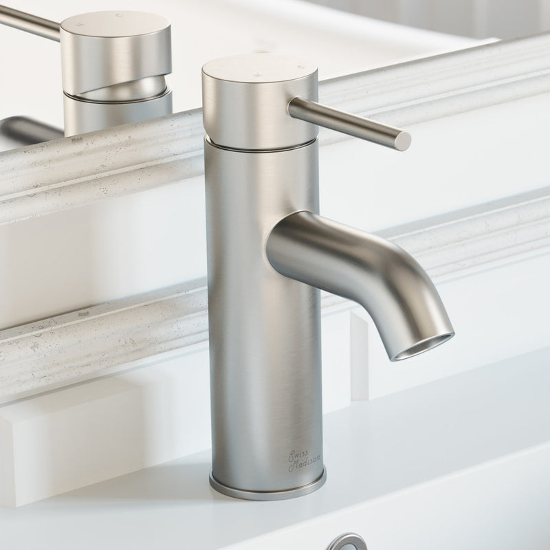 Ivy Single Hole, Single-Handle, Bathroom Faucet in Brushed Nickel