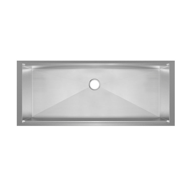 Rivage 45 x 19 Single Basin Undermount Kitchen Workstation Sink