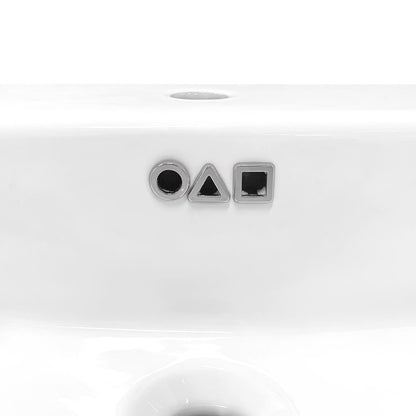 St. Tropez 30" Rectangle Wall-Mounted Sink with Right Side Faucet Mount